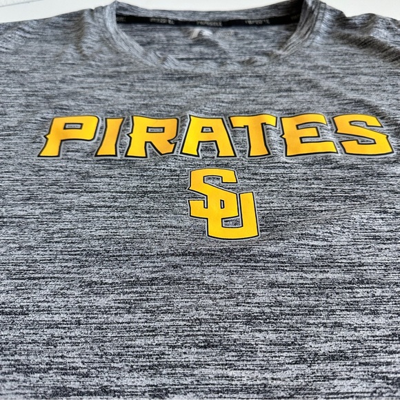 Russell Southwestern University SU Pirates short sleeve tee Gray gold 3XL - Picture 7 of 8